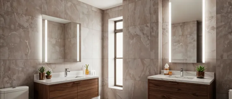 Cermin Wastafel Kamar Mandi yang Estetik dan Kekinian